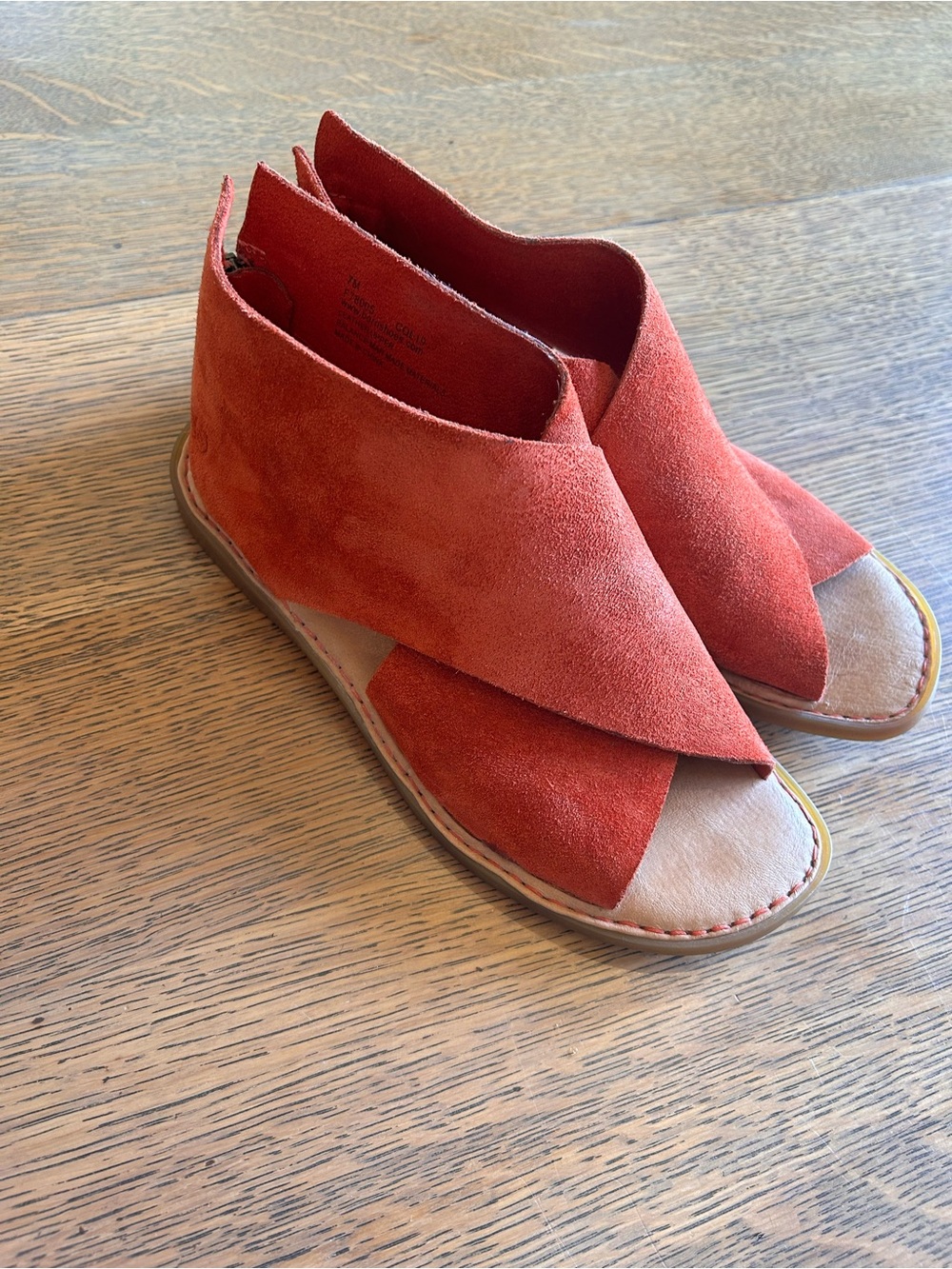 Born Women's Sandals in Rust Red - Picture 2 of 9